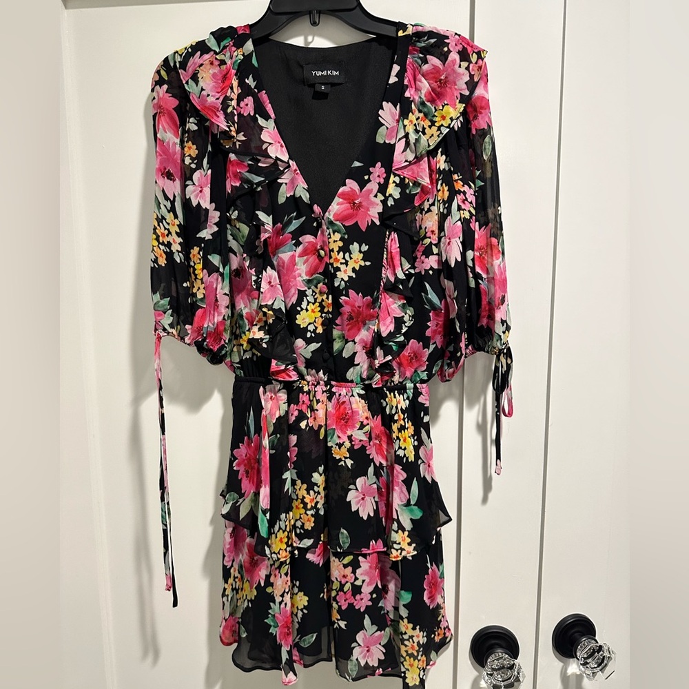 Yumi Kim Hailey Dress in Paradise Villa Black